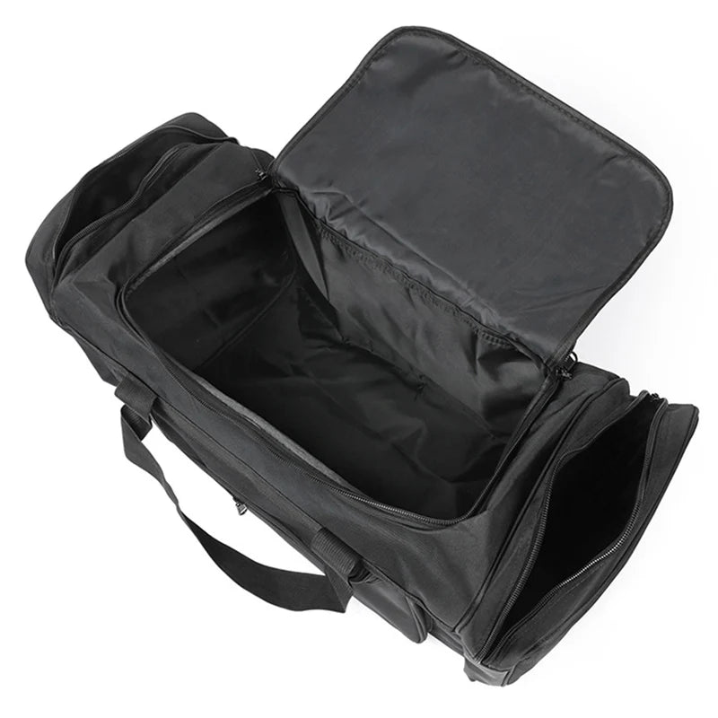 100l nylon tactical outdoor sports duffle bag with shoe compartment - product image