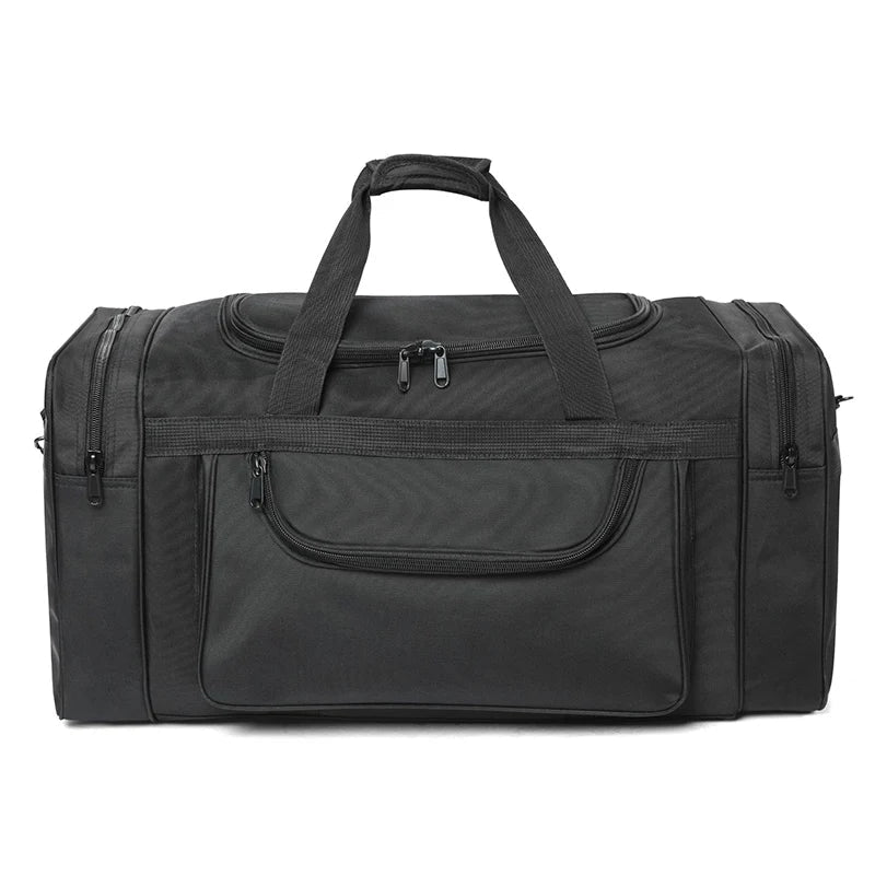 100l nylon tactical outdoor sports duffle bag with shoe compartment - product image