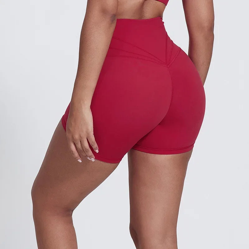 Sculpt peach cross strappy padded front twist yoga bra with quick dry nylon spandex - product image