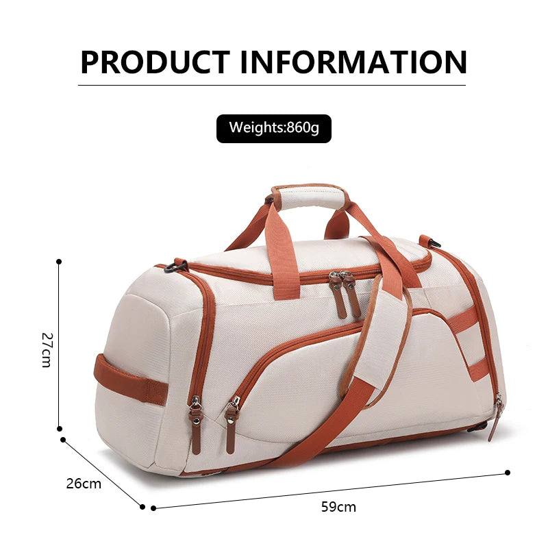 20-35l terylene gym fitness backpack with shoe and laptop compartments - product image