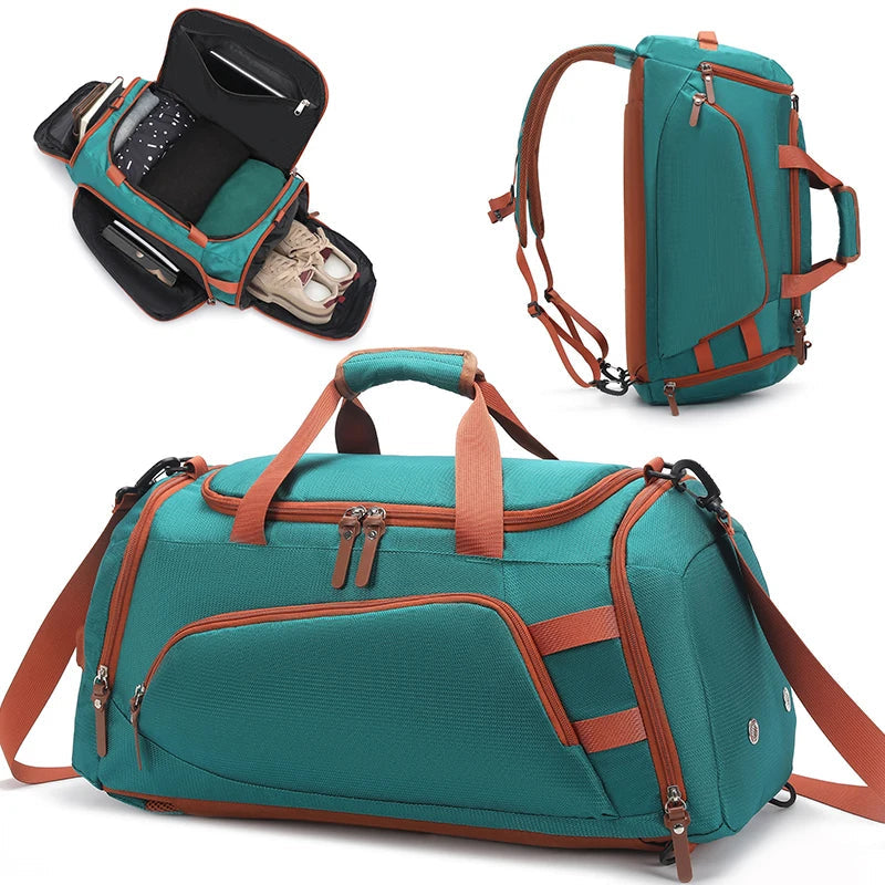 20-35l terylene gym fitness backpack with shoe and laptop compartments - product image
