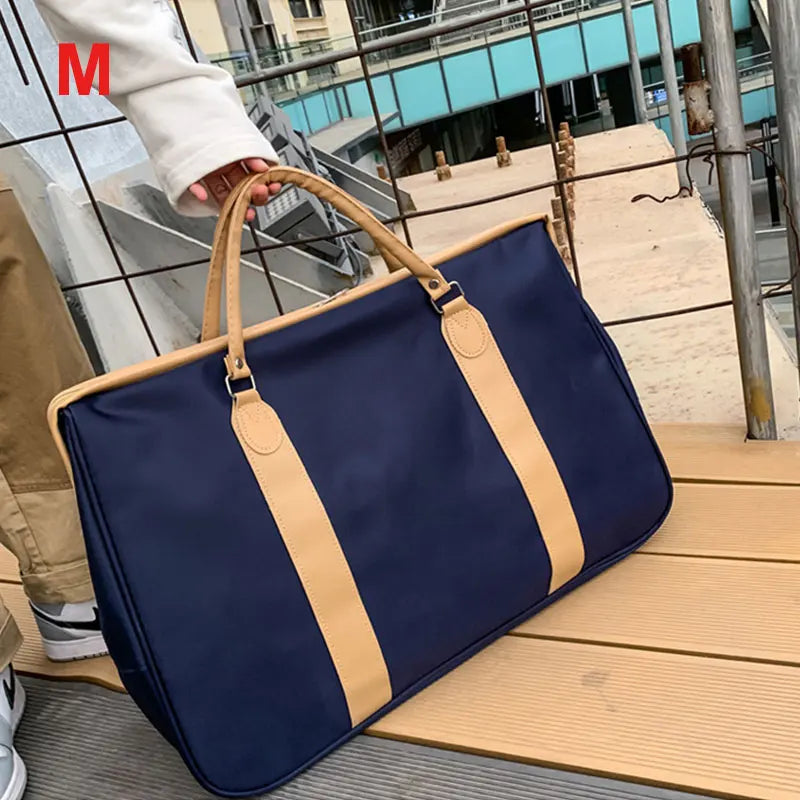 20-35l waterproof nylon travel gym shoulder duffel bag with large capacity - product image
