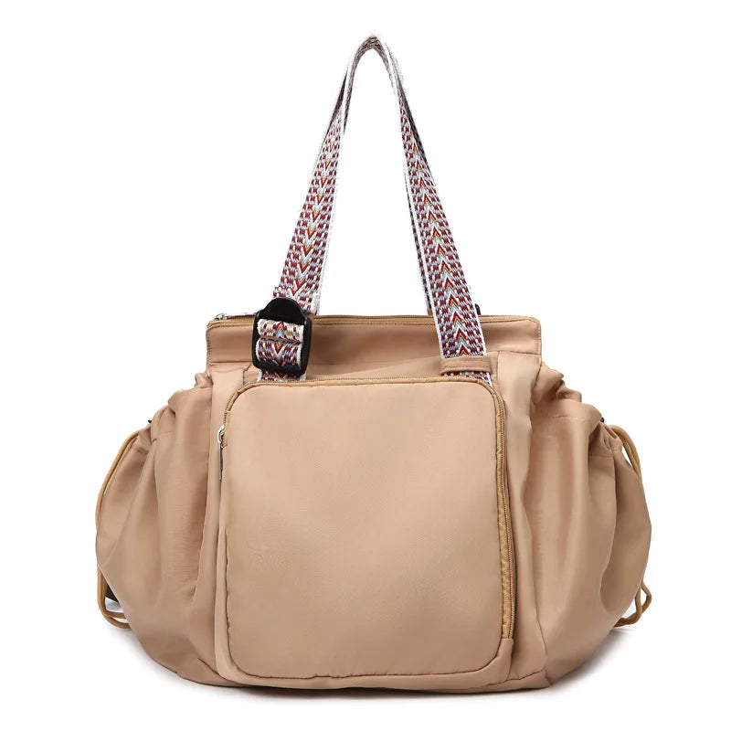 36-55l oxford transforming gym tote backpack with 15 pockets and trolley strap - product image