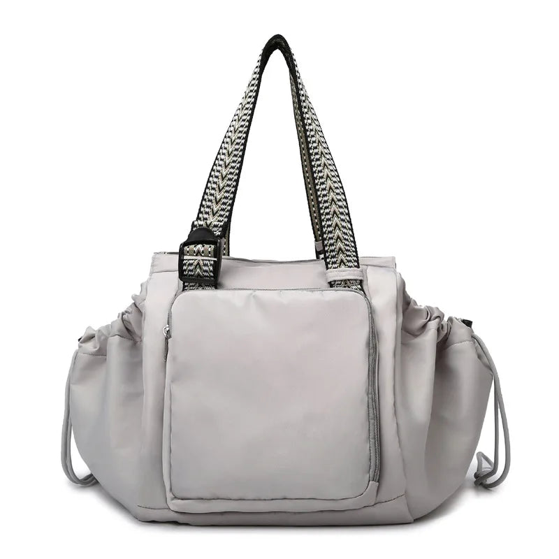 36-55l oxford transforming gym tote backpack with 15 pockets and trolley strap - product image