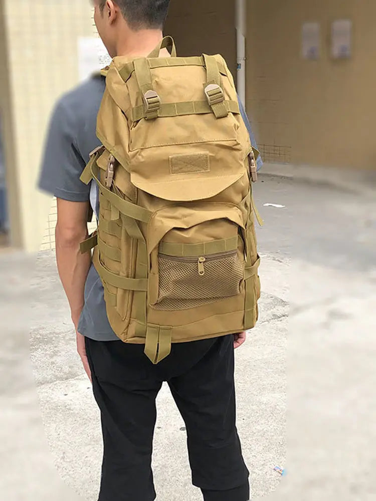 800d oxford internal frame tactical backpack with molle system for outdoor sports - product image