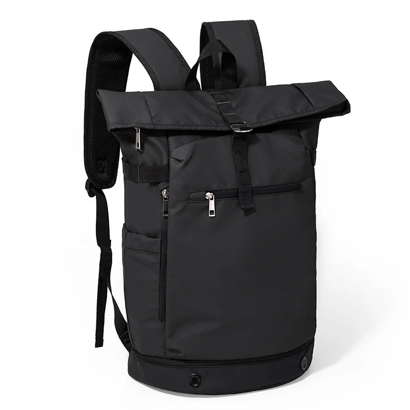 Badminton tennis rackets backpack with dry wet shoe pocket and laptop compartment - product image