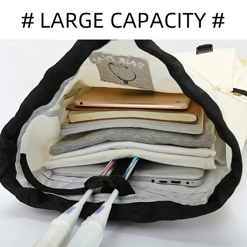 Badminton tennis rackets backpack with yoga mat strap and multi-pocket nylon - product image