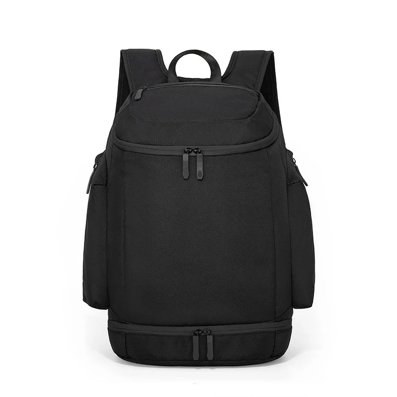 Basketball sports backpack with shoes compartment multi-layer nylon bag - product image
