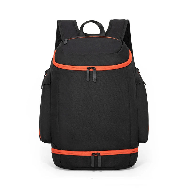Basketball sports backpack with shoes compartment multi-layer nylon bag - product image