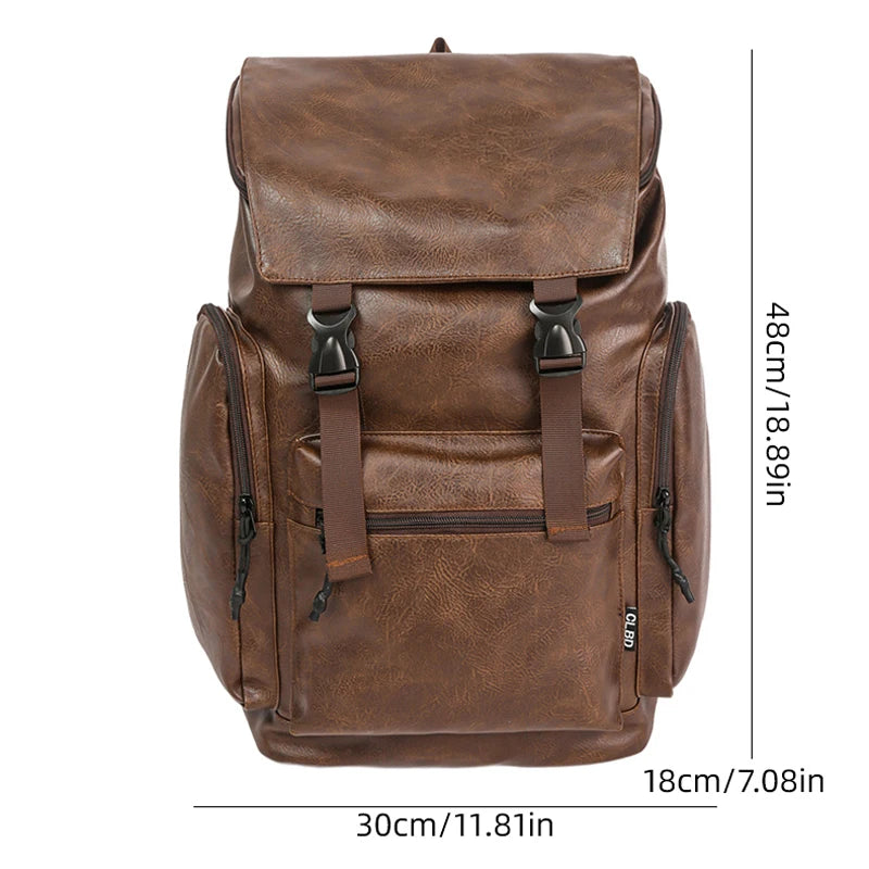 Climbing backpack large capacity multi-layer pu outdoor travel camping sports bag - product image