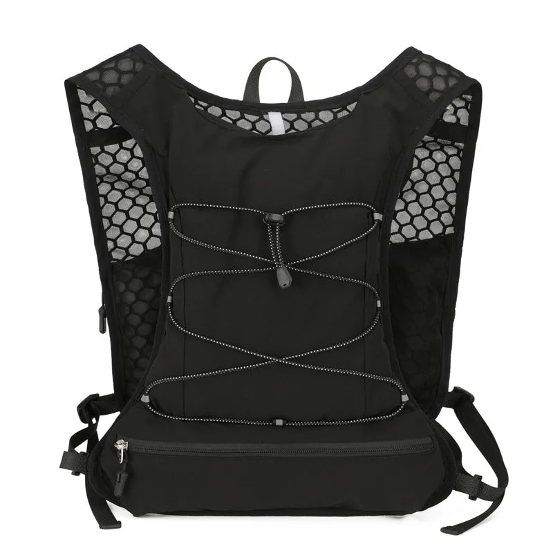 Cycling running vest backpack with hydration system reflective strips nylon - product image