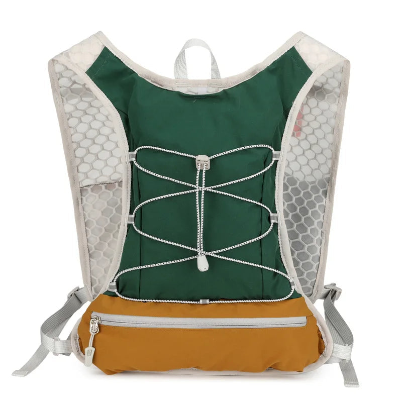 Cycling running vest backpack with hydration system reflective strips nylon - product image