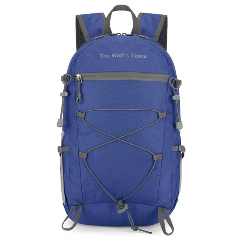 Foldable nylon softback backpack with large capacity and multi-layer storage - product image