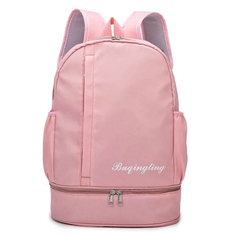 Gym backpack with shoe pocket, dry wet separation, multi-pocket outdoor travel bag - product image