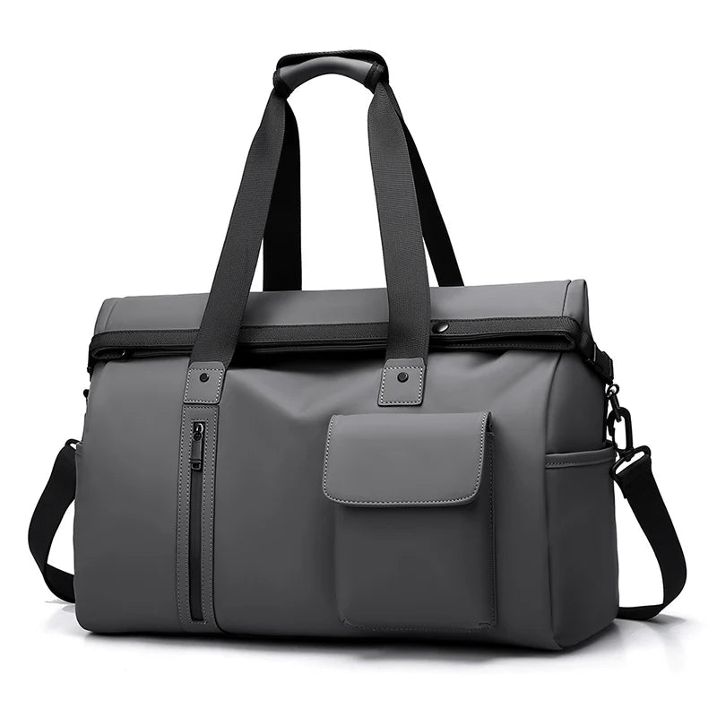 Gym fitness yoga duffel bag with wet dry separation and large laptop compartment - product image