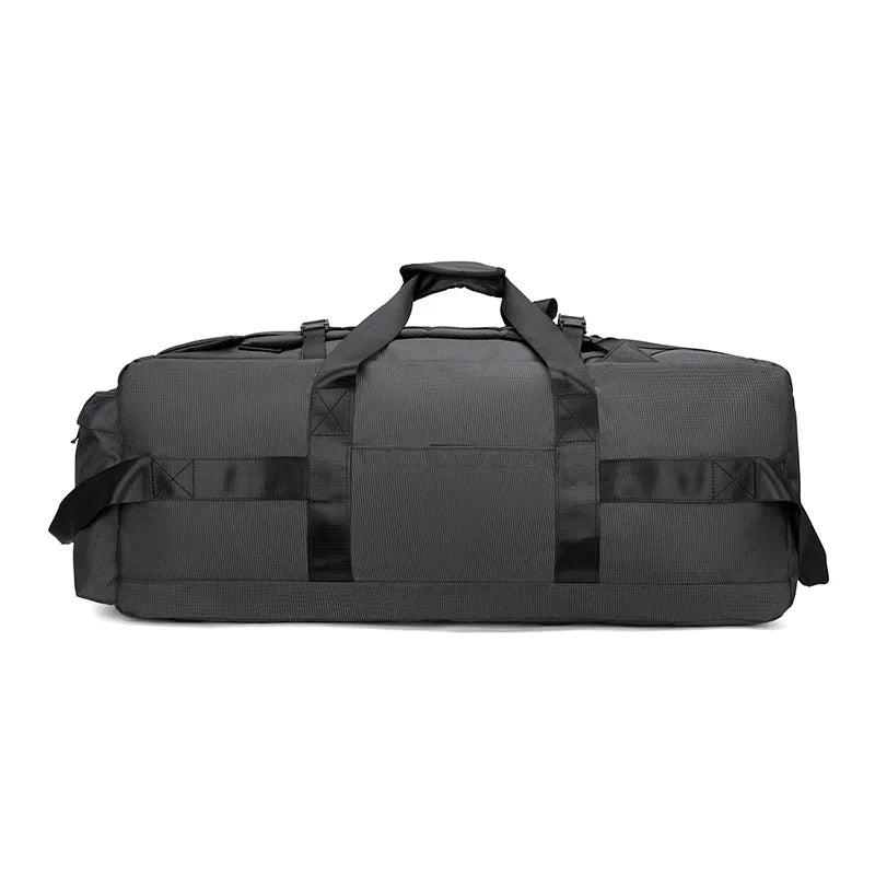Large capacity sports gym bag with foldable design and multiple pockets - product image