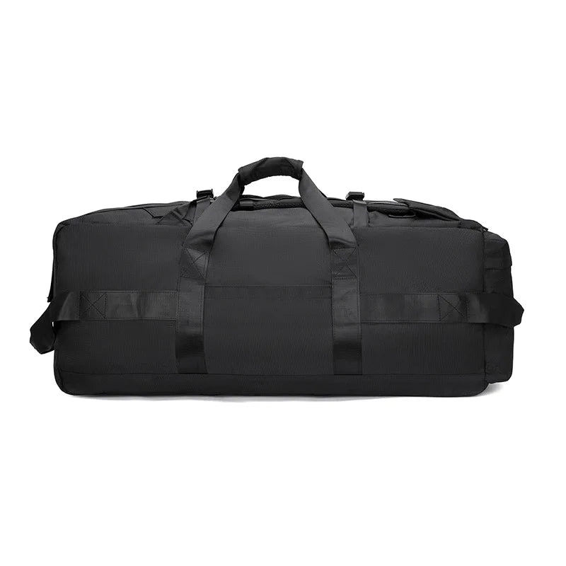 Large capacity sports gym bag with foldable design and multiple pockets - product image