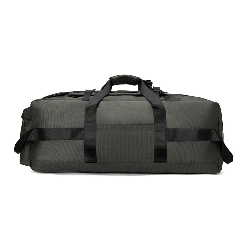 Large capacity sports gym bag with foldable design and multiple pockets - product image