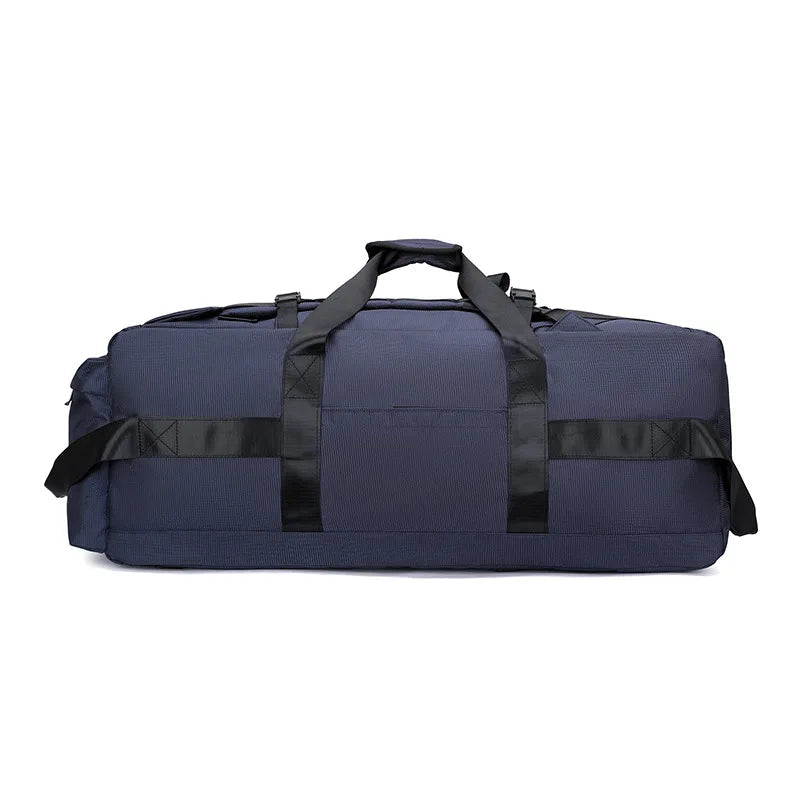 Large capacity sports gym bag with foldable design and multiple pockets - product image