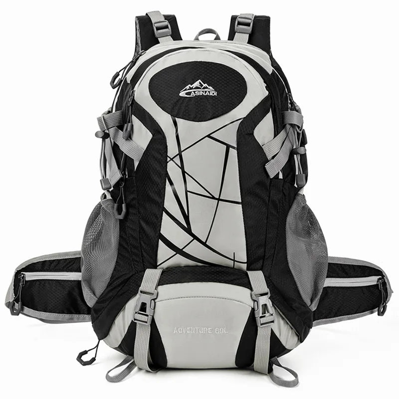 Multi-pocket climbing and travel duffel backpack with shoe compartment and adjustable straps - product image