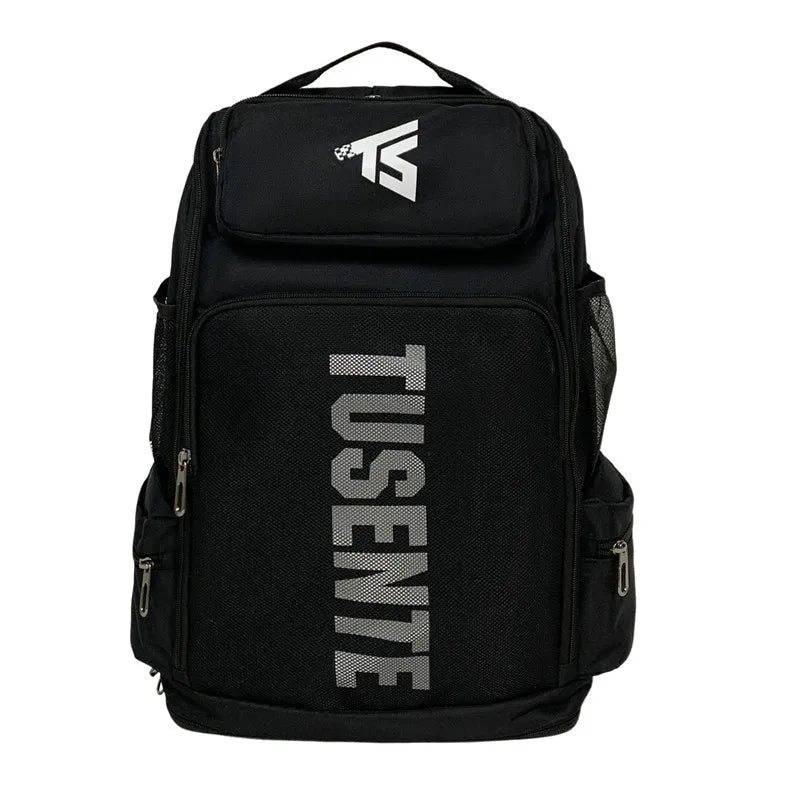 Multi-pocket gym fitness backpack with shoe compartment and water-resistant fabric - product image