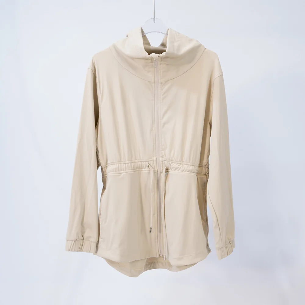 Nylon breathable reflective women's waist windbreaker jacket running outerwear - product image