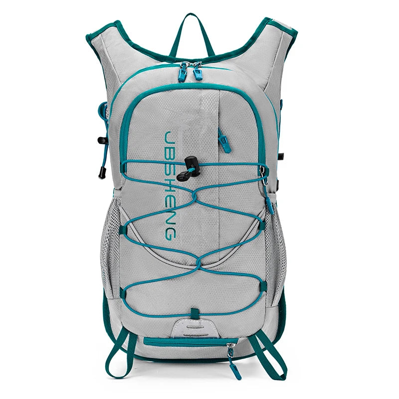 Nylon lightweight hydration softback backpack with reflective strips and waist zipper pockets - product image
