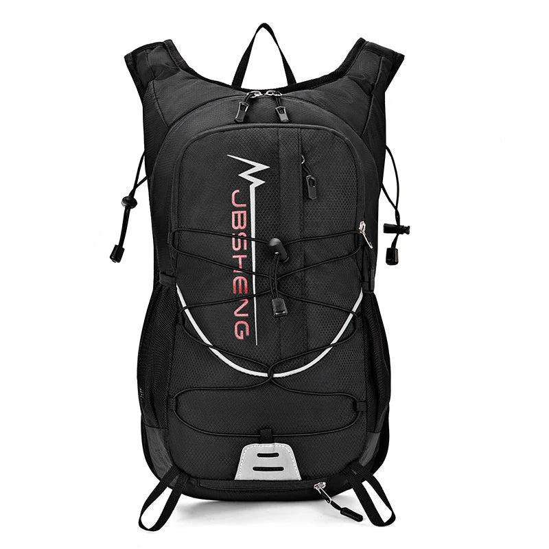 Nylon lightweight hydration softback backpack with reflective strips and waist zipper pockets - product image