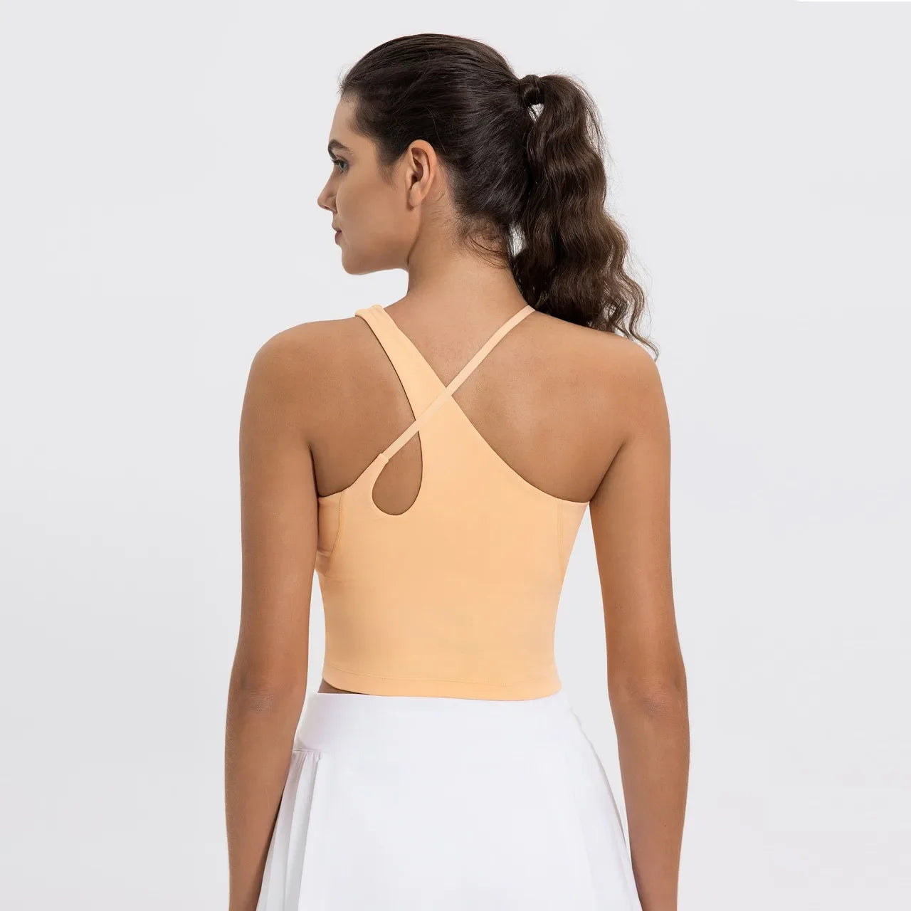 Nylon other waist slimming yoga sports vest breathable beauty back skin design - product image
