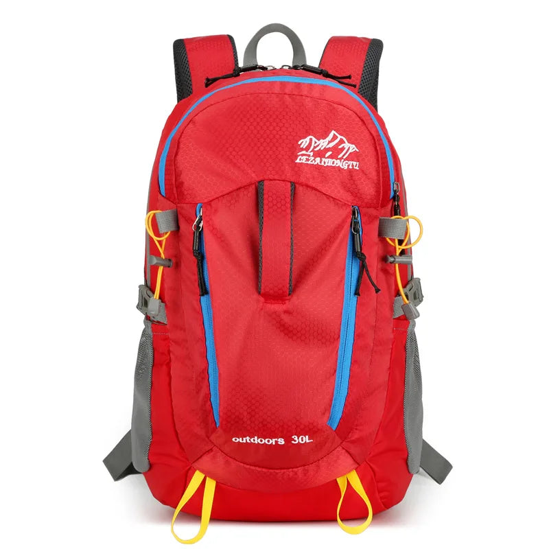 Nylon ultralight waterproof softback outdoor sports backpack with multiple pockets - product image