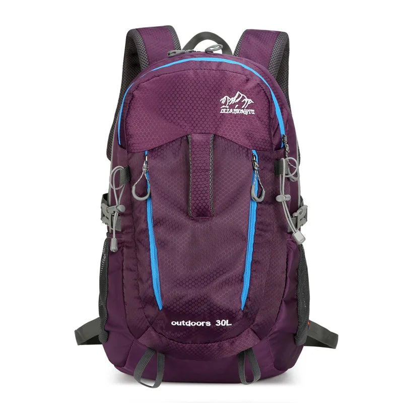 Nylon ultralight waterproof softback outdoor sports backpack with multiple pockets - product image