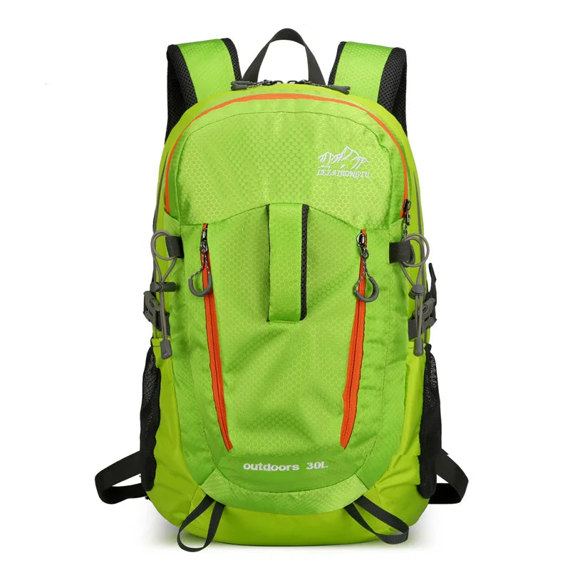 Nylon ultralight waterproof softback outdoor sports backpack with multiple pockets - product image