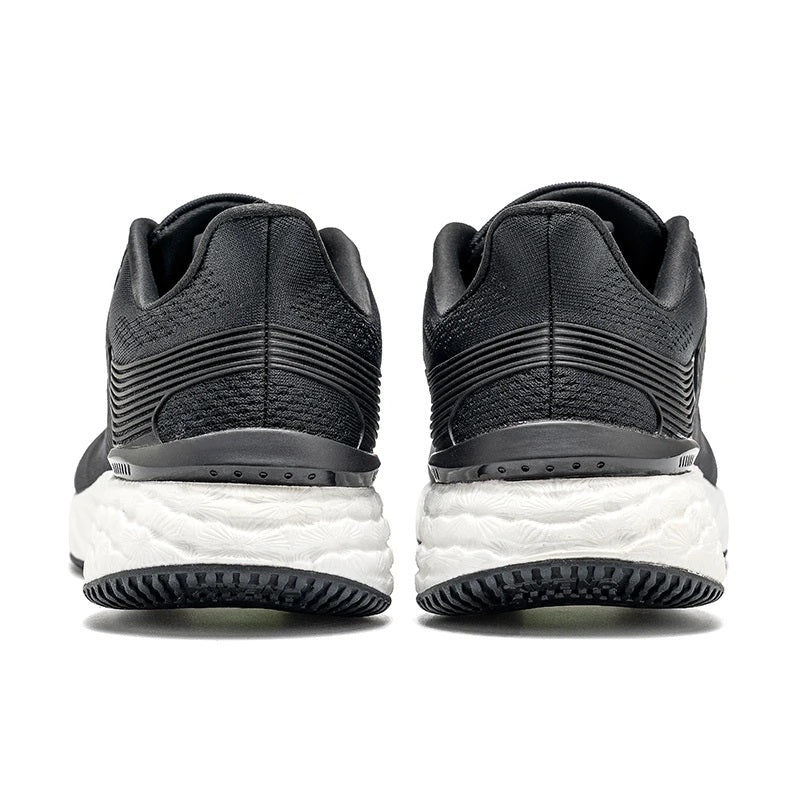 Black Mesh Running Shoes With Pu Insole Rubber Outsole Lunarlite Tech - Product Image