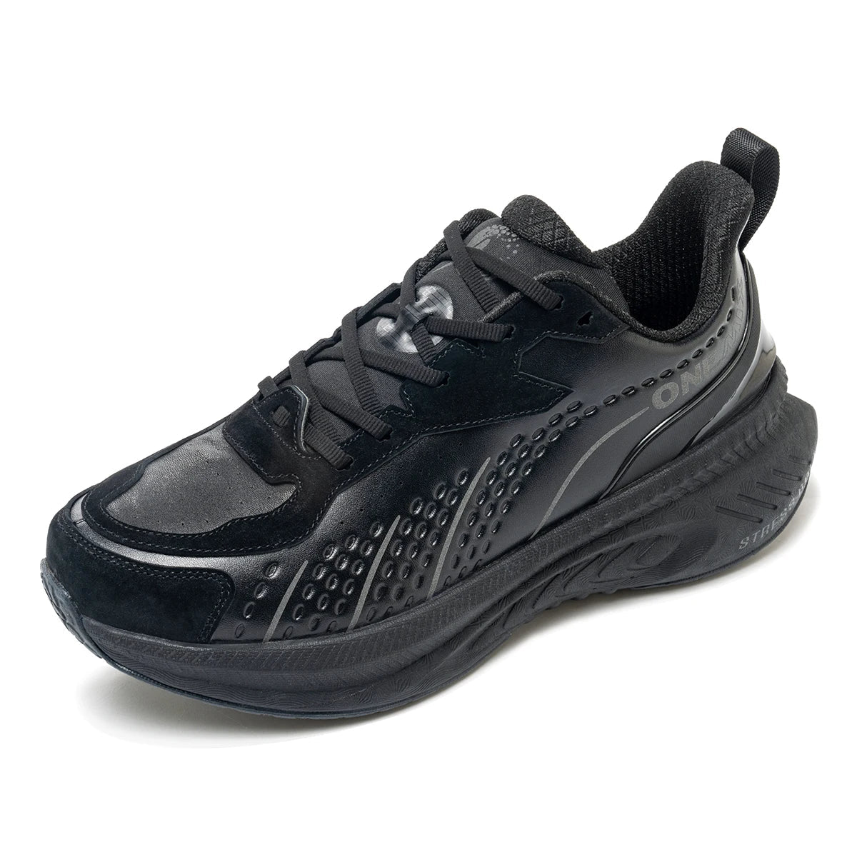 Leather Winter Running Shoes With Pu Insole Rubber Outsole Free Flexible - Product Image