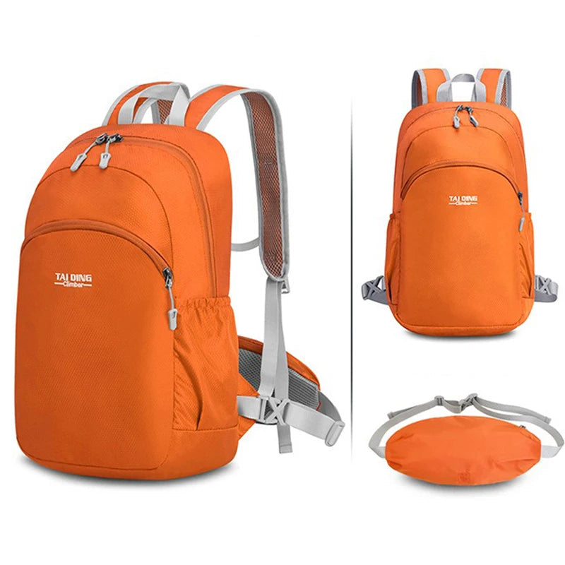 Outdoor climbing backpack lightweight foldable multi-layer storage oxford bag - product image