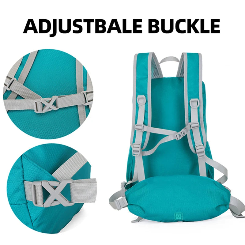 Outdoor climbing backpack lightweight foldable multi-layer storage oxford bag - product image