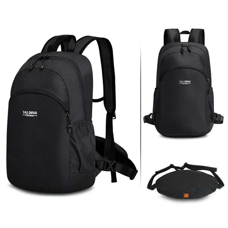 Outdoor climbing backpack lightweight foldable multi-layer storage oxford bag - product image