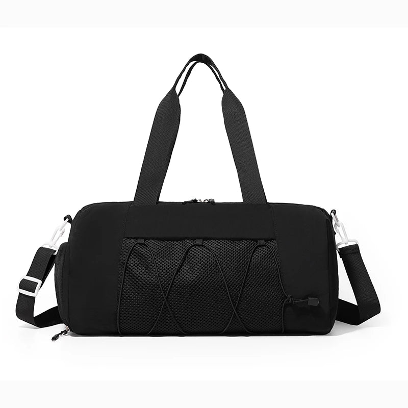 Oxford lightweight crossbody fitness duffel bag with independent shoe bin and mesh pocket - product image