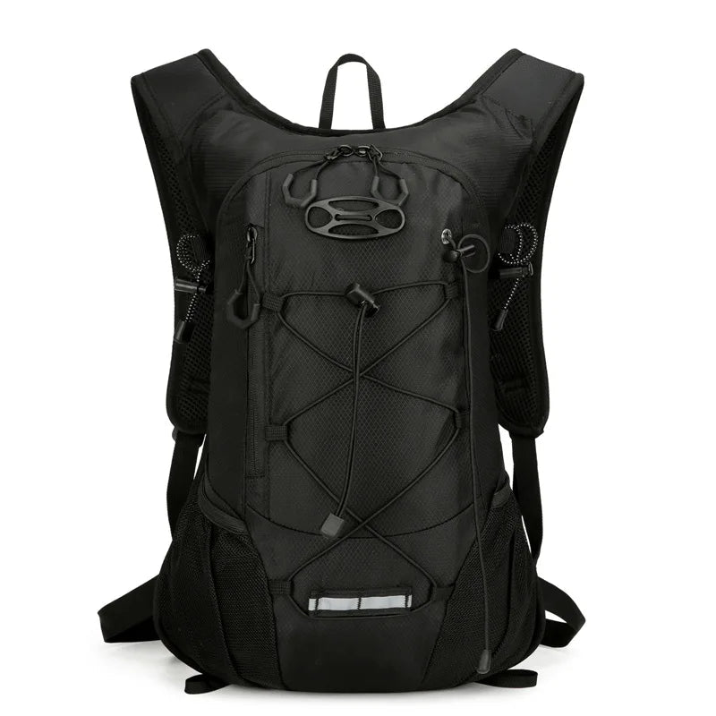 Oxford nylon cycling softback backpack with hydration system and reflective strips - product image
