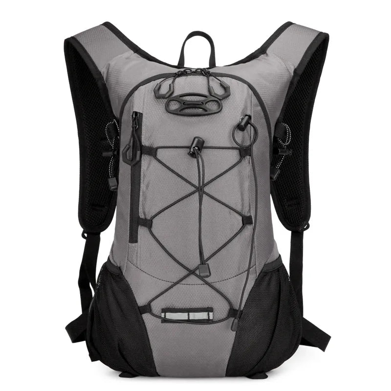 Oxford nylon cycling softback backpack with hydration system and reflective strips - product image
