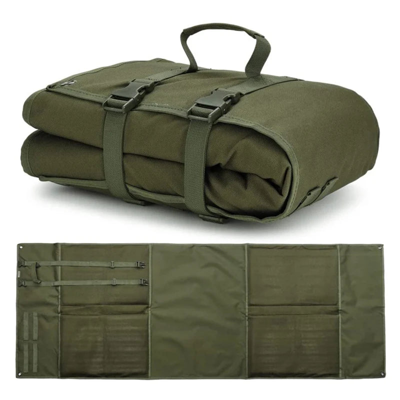 Oxford portable folding camping mat with waterproof oxford fabric and memory cotton - product image