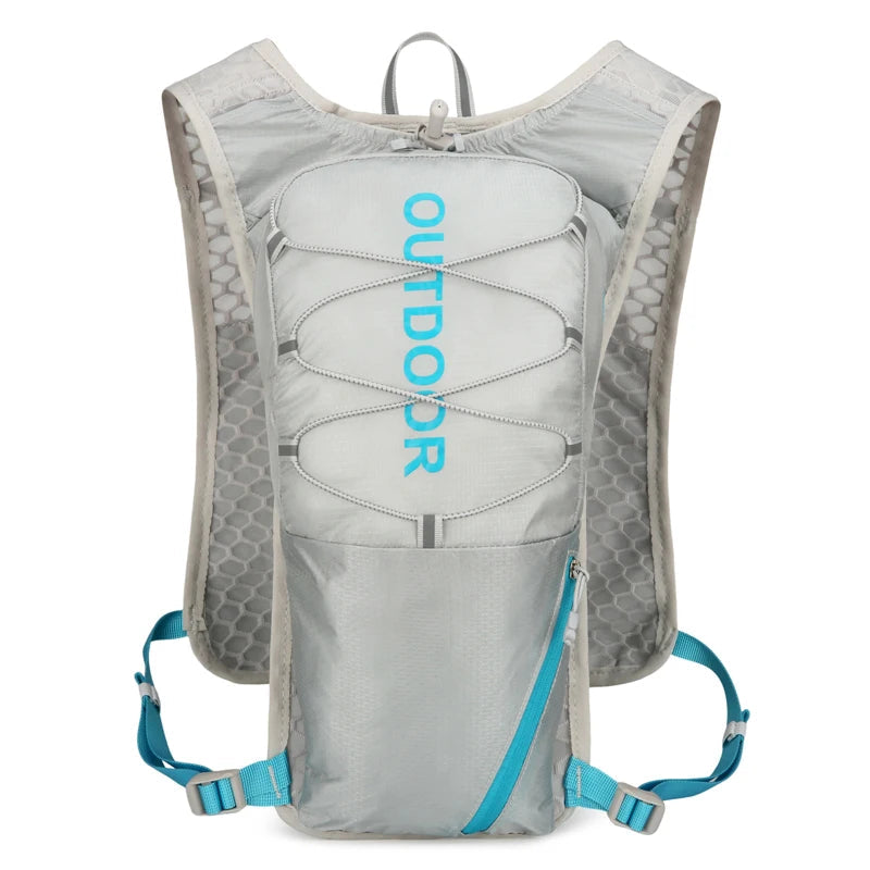 Running hydrating vest backpack waterproof wear resistant reflective nylon - product image