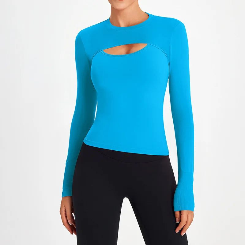 Seamless racerback knit nylon crop top and bolero shrug set - product image