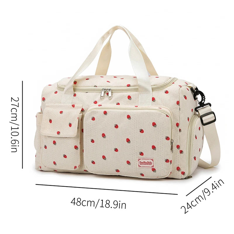 Sports duffel bag with shoe compartment, wet/dry separation and removable shoulder strap - product image