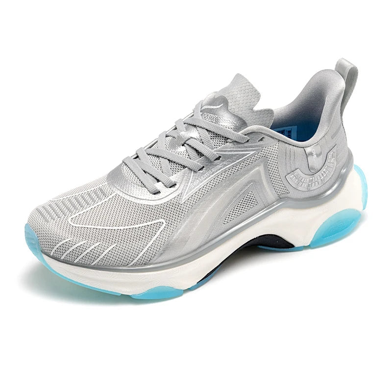 Unisex running shoes lace-up breathable eva outsole height increasing - product image