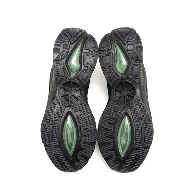 Unisex running shoes lace-up breathable eva outsole height increasing - product image