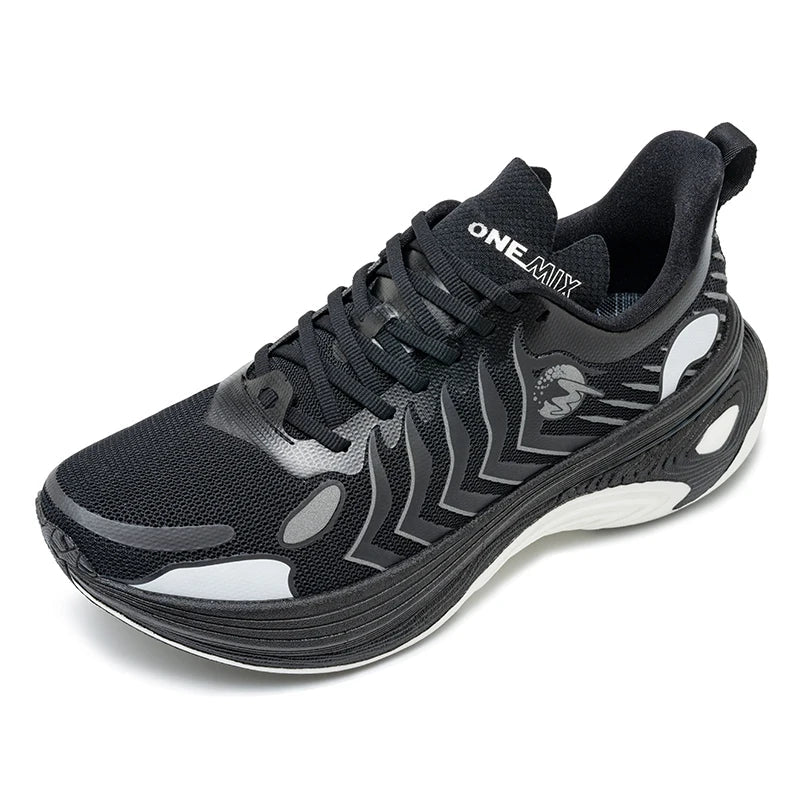 Unisex running shoes lace-up breathable height increasing reflective - product image