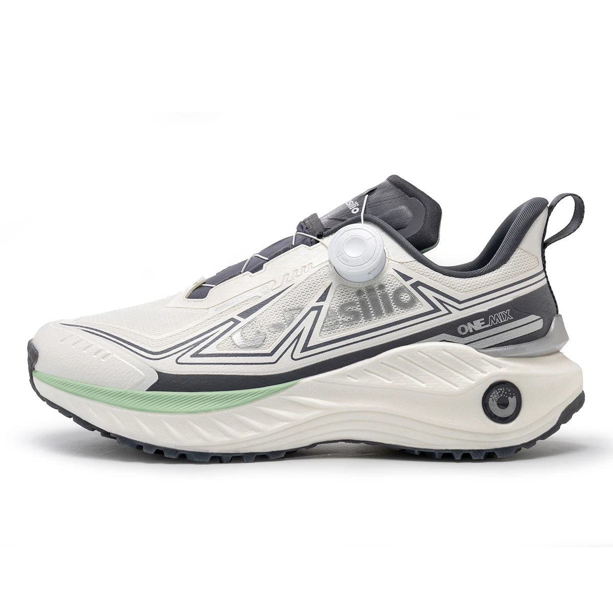 Unisex running shoes zip closure breathable pu insole rubber outsole motion control - product image