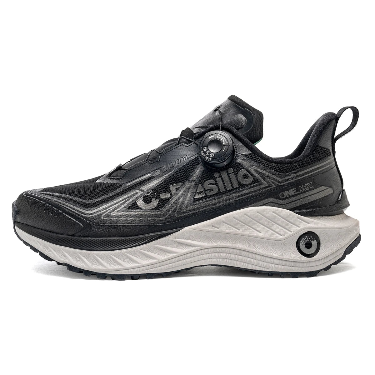 Unisex running shoes zip closure breathable pu insole rubber outsole motion control - product image