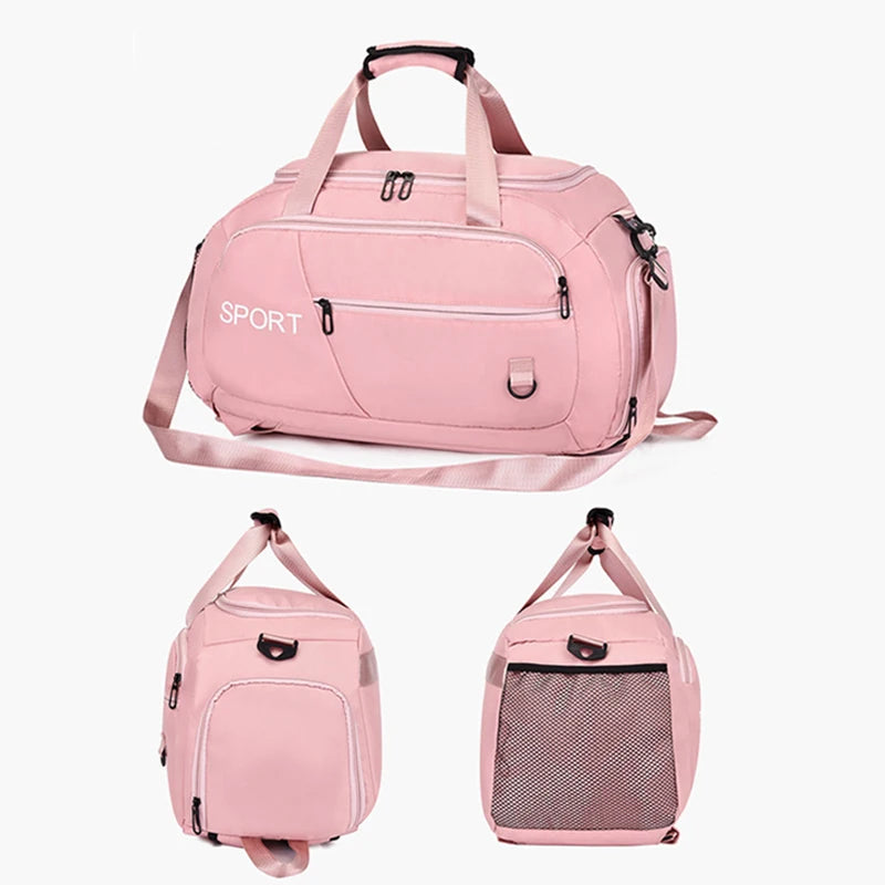 Waterproof fitness gym backpack with large capacity and shoe compartment - product image
